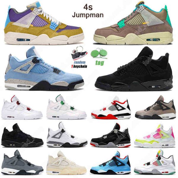 

7-13 4s basketball shoes men women 4 university blue desert moss taupe haze cool grey fire red sail mens trainers sport sneakers