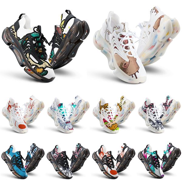 

customs shoes mens running diy multi color black white grey triple reds orange men customized outdoor sport sneaker trainer fashion classic2