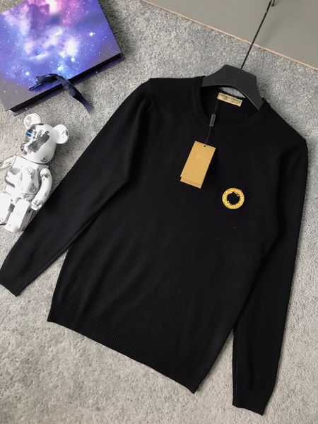 

men's pullover warm sweater men and women's monogrammed hoodie casual autumn winter long sleeve sweater knitted sweatshirts, White;black