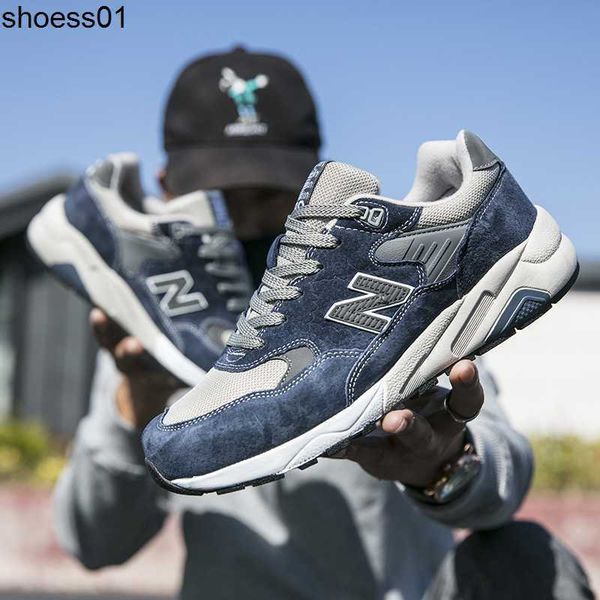 

spring and autumn new bailun cool running couple leather versatile sneakers lightweight breathable casual shoes putian men's shoes, Black