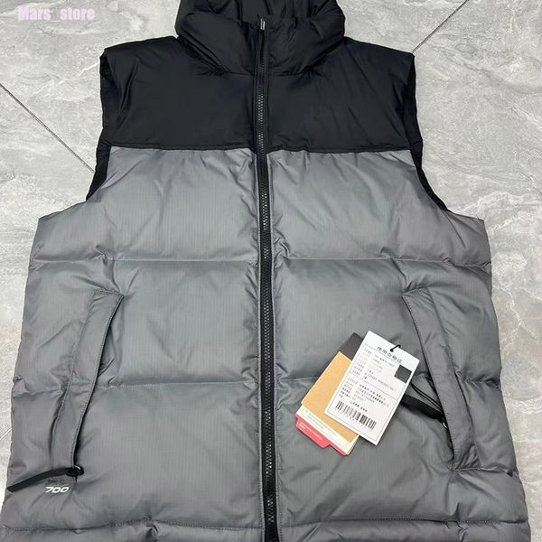 

men's vest waistcoat men designs womens luxury winter coat down vests bodywarmer waistcoats mans jacket puffer outdoor warm sleeveless, Blue;gray