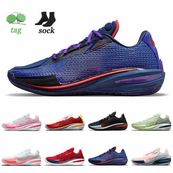 

2022 new zoom g.t. cut mens basketball shoes low sneakers gt black hyper crimson pawdacious laser blue university void yellow mesh lime ice
