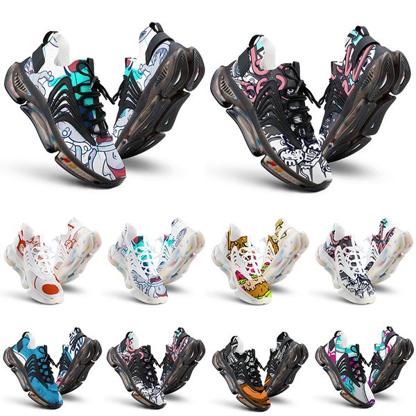 

customs shoes mens running diy multi color black white grey triple reds orange men customized outdoor sport sneaker trainer fashion classic7