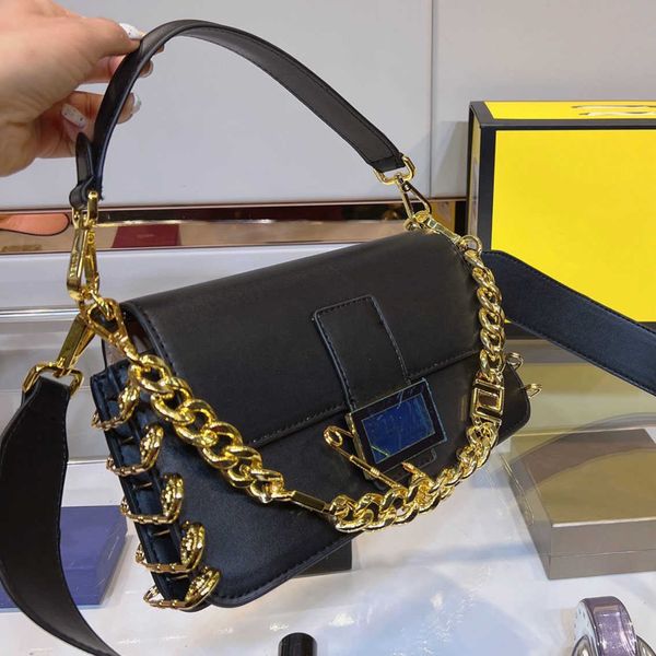 

luxury baguette bag genuine leather tote shoulder bags pochette handbags classic clutch designer wallet womens fashion crossbody purses