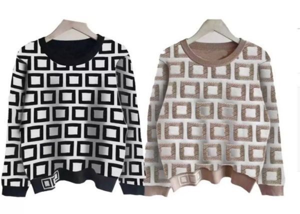 

women's sweaters designer letter pullovers longsleeve sweater coats winter keep warm comfortable casual, White;black