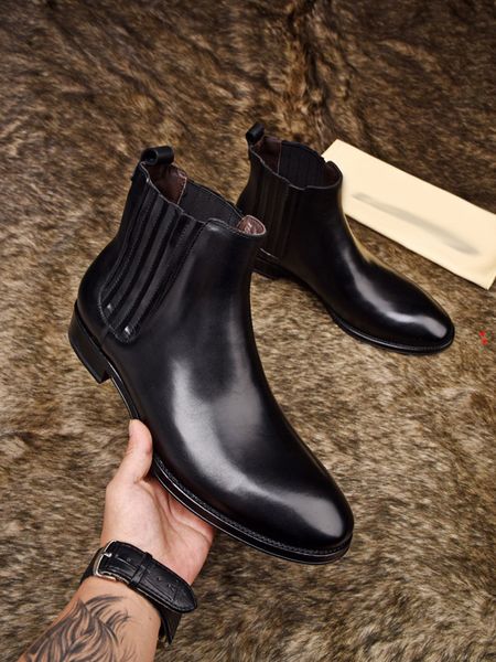 

2023 mens fashion boots booties winter sneakers designer man leather nylon fabric men ankle biker australia size us 6.5-11 -m0126, Black