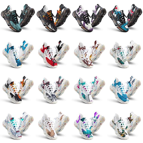

women custom men running shoes artoon animal design diy word black white blue red mens trainer 0342542 s520 s