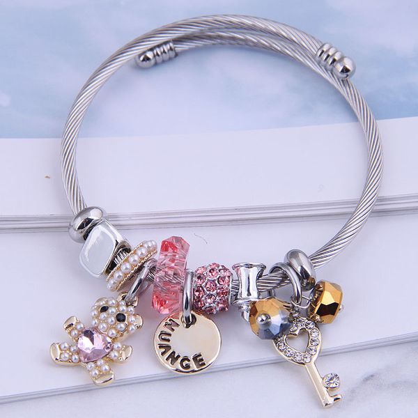 

bracelet female dream bright stars silver blue sky bracelet, Black