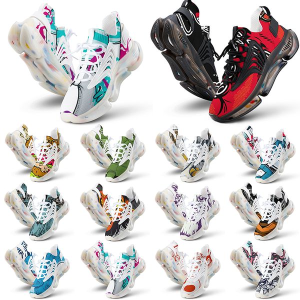 

customs shoes mens runnings diys multis colors blacks whites greys triples red oranges mens customized outdoor sport sneaker trainer fashion