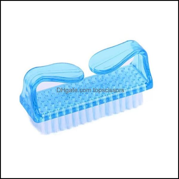 

nail brushes plastic nail brush fingernail scrub cleaning brushes for toes and nails cleaner pedicure men women drop delivery health dhx4t, Yellow
