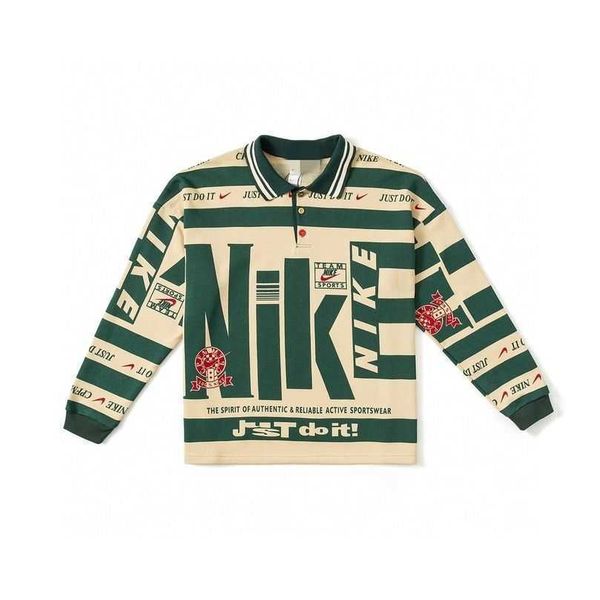 

mens hoodie cpfm nk pullover sweatshirt version nk co branded alphabet print long sleeve polo shirt, Black