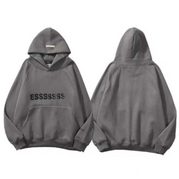 

men's luxury brand tracksuits sweatshirts letter essss hoodies men women's sweater print casual sportswear pants suit pullover co, Gray
