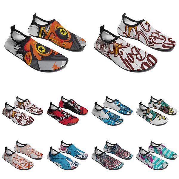 

men women custom water shoes cartoon animal design diy word black white blue red color mens trainer 149