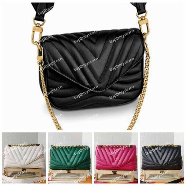 

new wave pochette bags chain shoulder crossbody bags designer cross body bag fashion leather classic vintage
