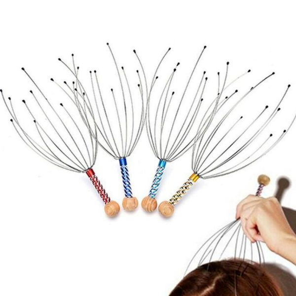 

stress relax massage massager head neck scalp equipment effective relieving fatigue