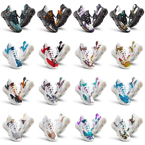 

men running women custom shoes artoon animal design diy word black white blue red mens trainer 0329916 s480 s