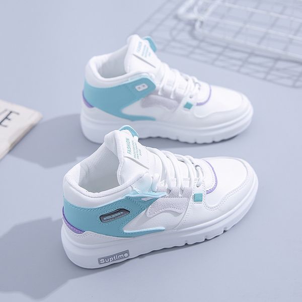 

dress shoes sport high sneakers skateboards spring comfort walking flat platform casual woman vulcanized 221118, Black