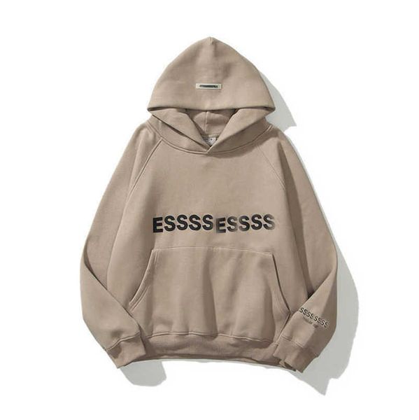

fashion men's luxury tracksuits sweatshirts letter esss hoodies men women sportswear pants suit hooded sweater casual pullover couple, Gray