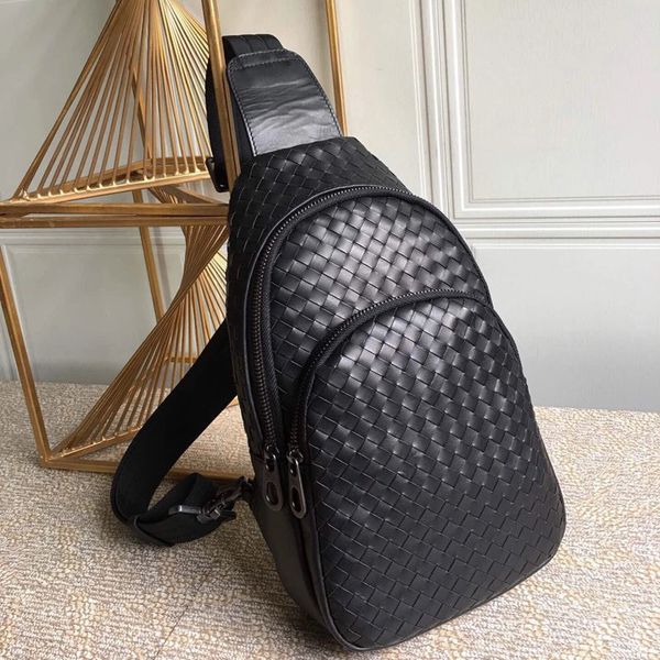 

men leather shoulder purse crossbody sling bag luxury travel chest pack casual sporty backpack pouch classic designer outdoor wallet 30piece