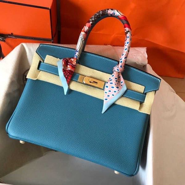 

bags birkins designer handbag h family platinum women's manual wax line imported togo calfskin litchi pattern mother's portable le