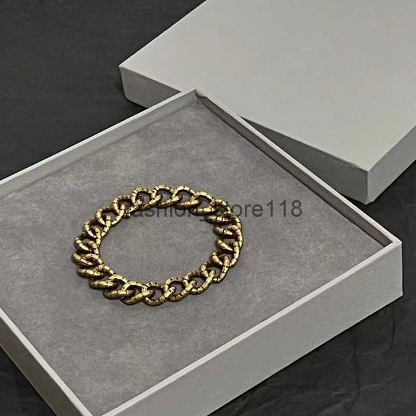 

steel vintage titanium b letter chain necklace french design street hip hop fashion bracelet festival gift for men and women, Silver