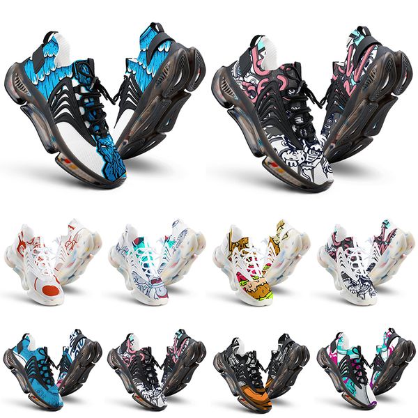 

customs shoes mens running diy multi color black white grey triple reds orange men customized outdoor sport sneaker trainer fashion classic7