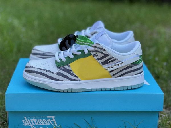 

shoes dunks low doernbecher white green grey yellow womens sneakers size 36-46