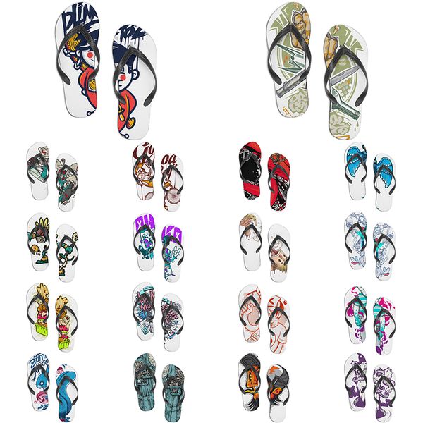

custom shoes slippers customized sneakers men women blue red green yellow classic custom comfortable low platform sneaker color45