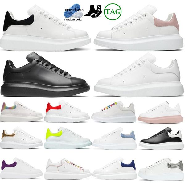 

casual shoes mc queens espadrilles trainers womens flats platform designer oversized white black leather luxury velvet suede mens alexanders