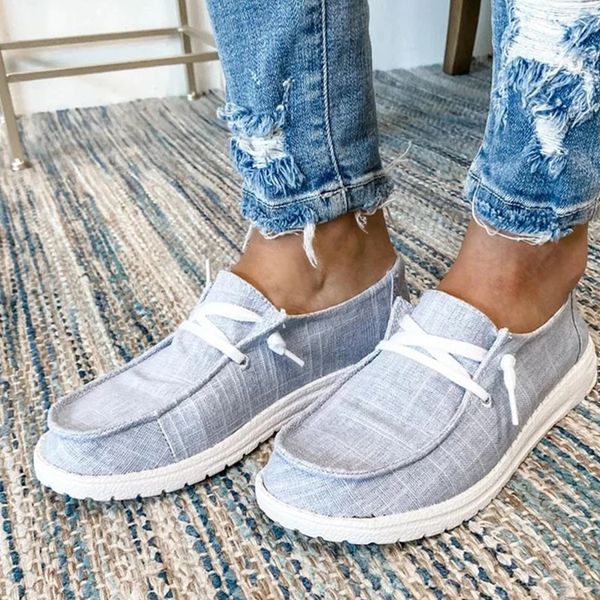

dress shoes women flats summer casual female breathable slip on loafers canvas sneakers fashion mocassin femme plus size 221118, Black