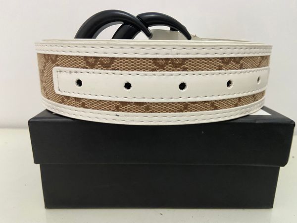 

2023 men's designer belt classic fashion luxury casual letter l smooth buckle women's men's belt 3.8cm wide, fast delivery a6, Black;brown