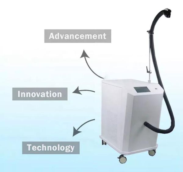 

cooling skin reduce the pain for laser beauty machine cryo cold air cooling device, Black