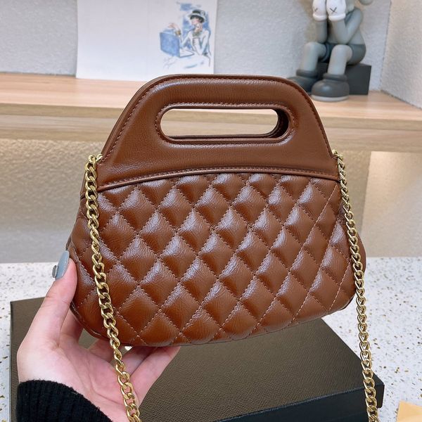 

designer channel bags for women black cc handbag leather chain slant shoulder clutch flap totes bag double letters solid hasp waist square s