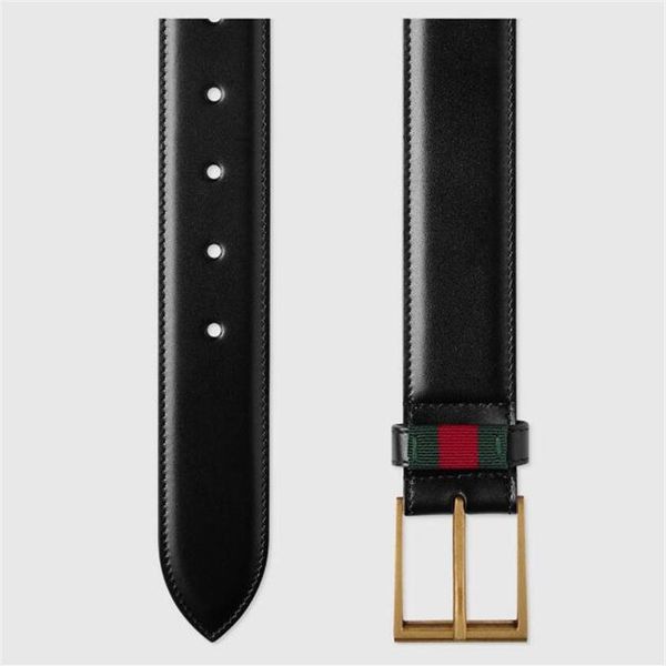 

designer needle buckle belt mens classic business and leisure man's belts casual pants waistband for men 3 8cm width2920, Black;brown