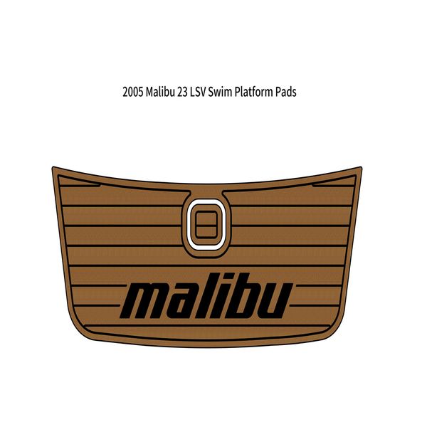 

2005 malibu 23 lsv swim platform step pad boat eva foam faux teak deck floor mat