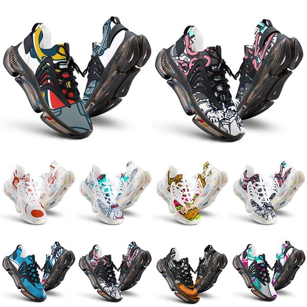 

customs shoes mens running diy multi color black white grey triple reds orange men customized outdoor sport sneaker trainer fashion classic6