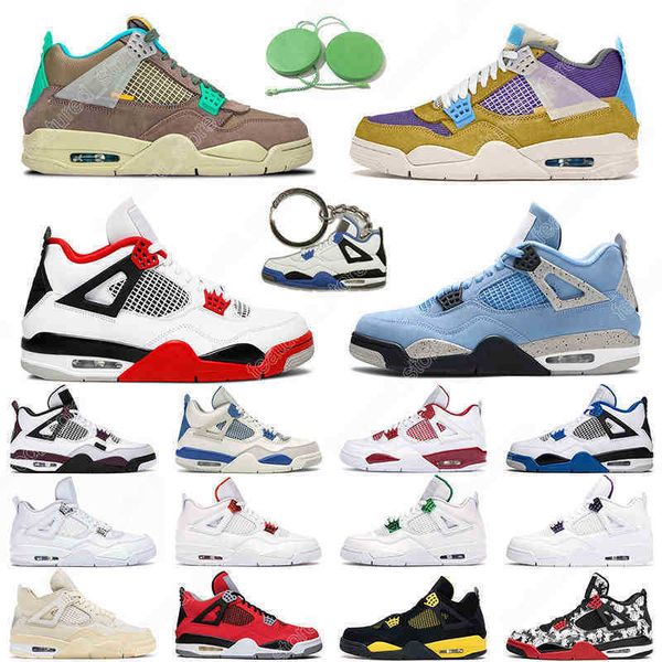 

4 men women basketball shoes 4s desert moss taupe haze pure money neon bred cool grey black cat mens trainer sports sneakers