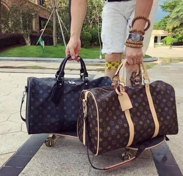 

2022 luxury fashion men women high-quality travel duffle bags brand designer luggage handbags with lock large capacity sport bag size54cm
