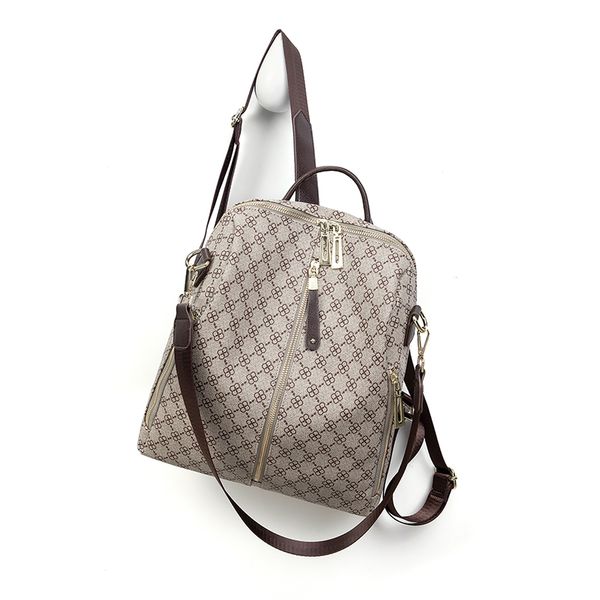 

ladies dual-use anti-theft backpack 2023 new printed backpack leisure travel bag