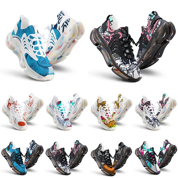 

customs shoes mens running diy multi color black white grey triple reds orange men customized outdoor sport sneaker trainer fashion classic8