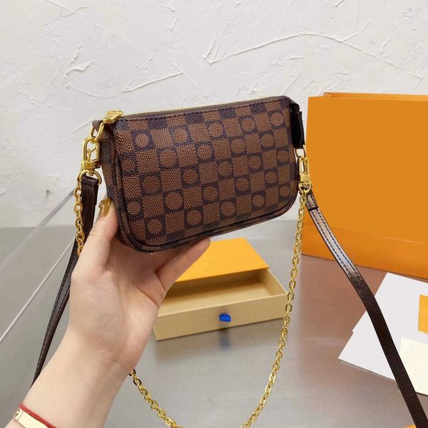 

evening bags designers bags luxurys women shoulder cross body bag handbag versatile chain lady wallet card case moneybag mahjong handbags 3