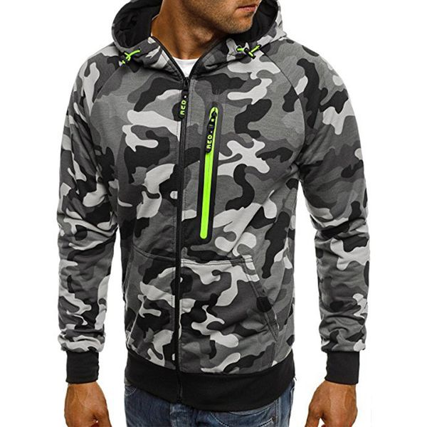 

men's hoodies sweatshirts kb spring camouflage jackets hooded coats casual zipper male tracksuit fashion jacket mens clothing outerwear, Black