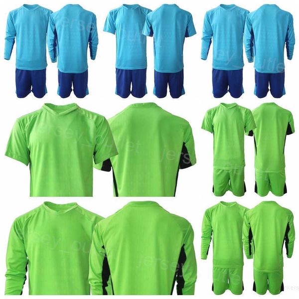 

club team goalie soccer long sleeve gk 12 omar carabali jerseys set 25 julio fierro 33 eduardo villanueva 1 brayan cortes goalkeeper footbal, Black