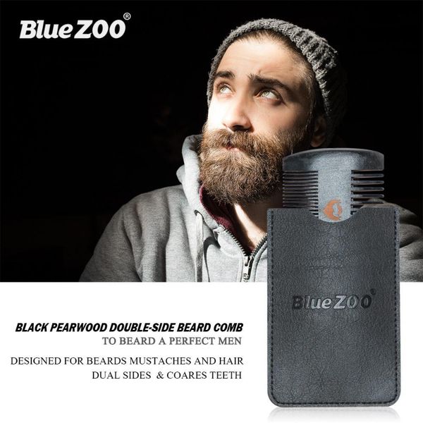

aftershave bluezoo 8pcs kit natural organic men039s beard shaving care balm moustache with scissors comb bag moisturizing 3beard wax 1 brush