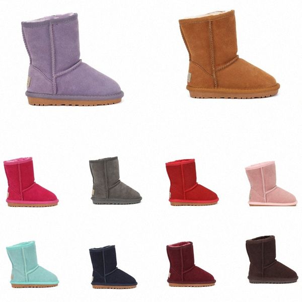 

kids shoes toddlers australia half boots boys girls mini half boot children sneakers designer trainers winter high booties youth genuine lea, Black