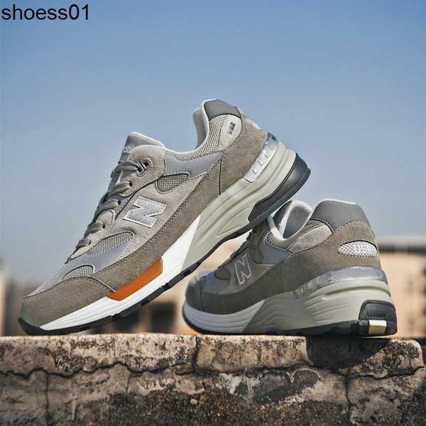 

spring and autumn new bailun cool running n-shaped shoes 992 classic daddy shoes versatile couple casual breathable running shoes, Black