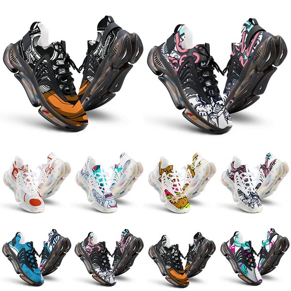 

customs shoes mens running diy multi color black white grey triple reds orange men customized outdoor sport sneaker trainer fashion classic5