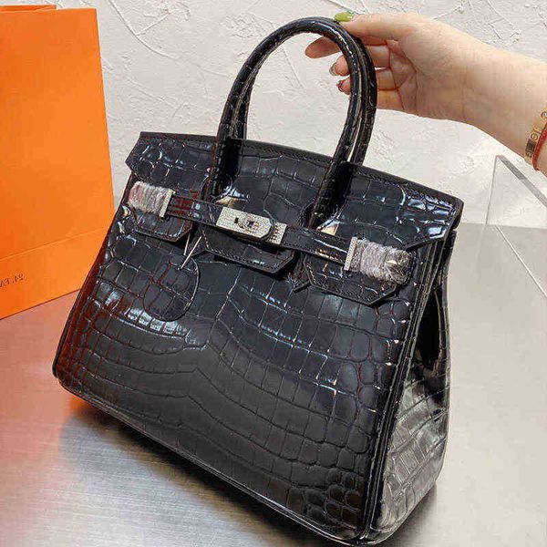 

high herme women bag designer purses ladies handbags quality full leather tote large capacity lady stripes travel shoulder kellybag