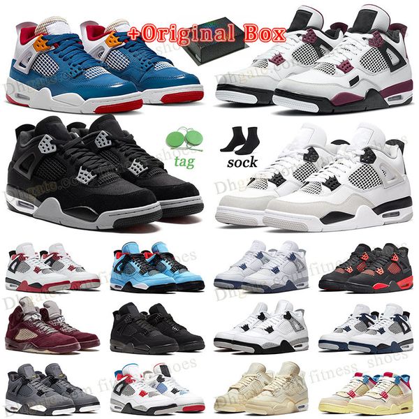 

midnight navy jumpman 4s basketball shoes retos 5 wholesale us12 13 eur47 with box original sail canvas thunder what the burgundy bred taupe