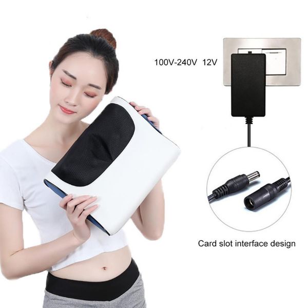 

neck massager cervical waist shoulder back electric multifunction pillow household full body cushion